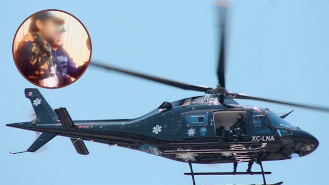 Helicóptero salva a "el Cholo" de ser linchado en Acajete, Puebla