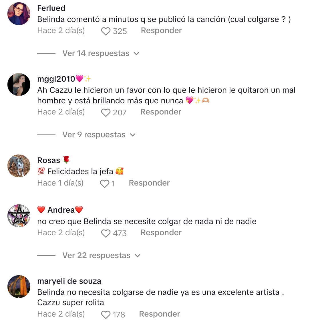 Usuarios funan a Maxine Woodside defendiendo a Belinda y a Cazzu