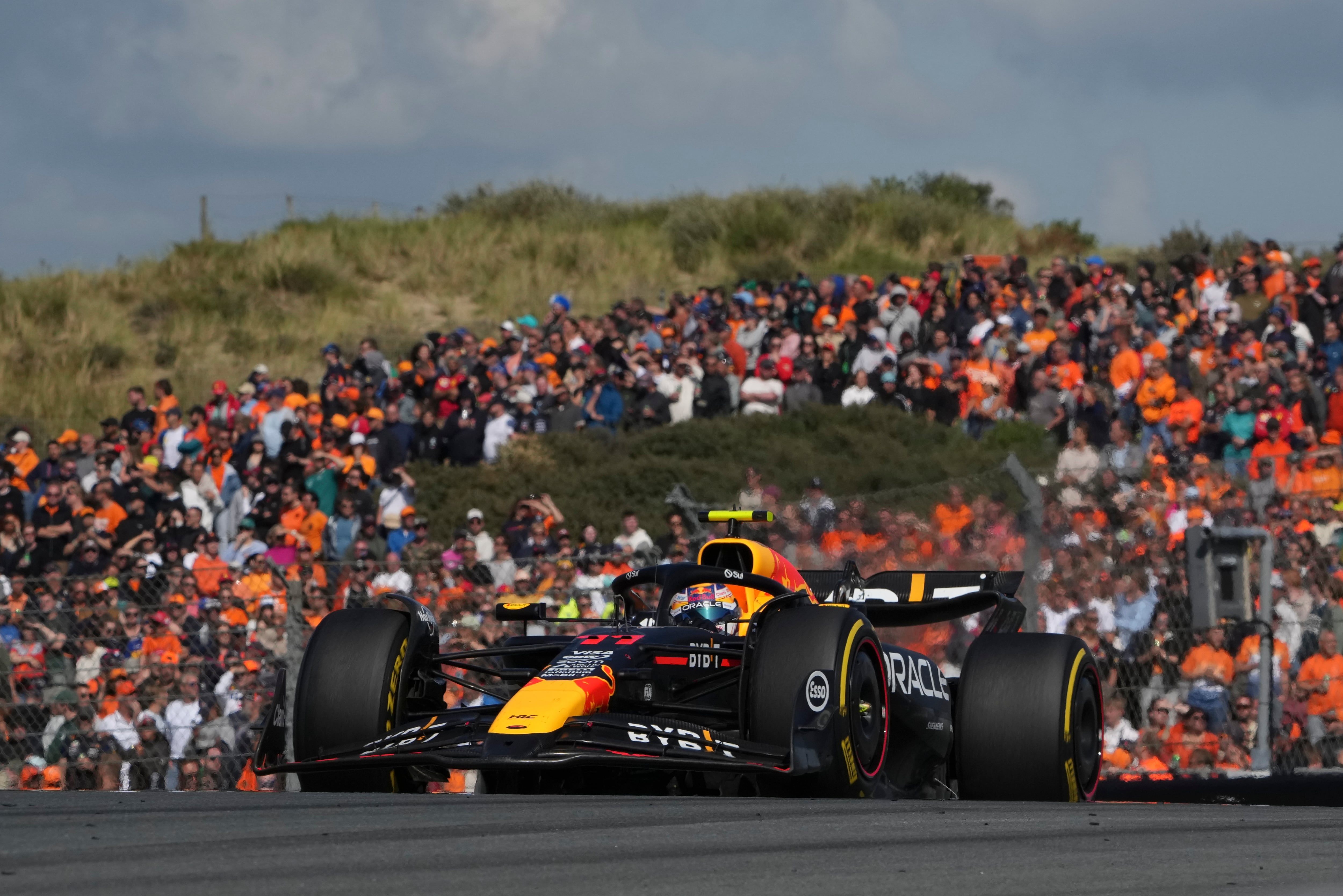 Checo Pérez en el GP de los Países Bajos