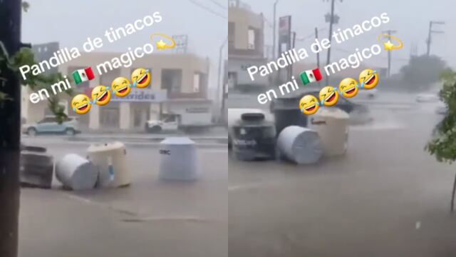 Una banda de tinacos supera al tinaco de Guadalajara que chocó contra un camión