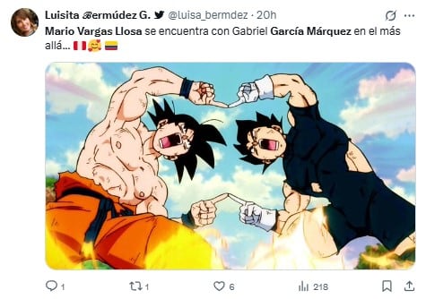 Memes de Mario Vargas Llosa y Gabriel García Márquez