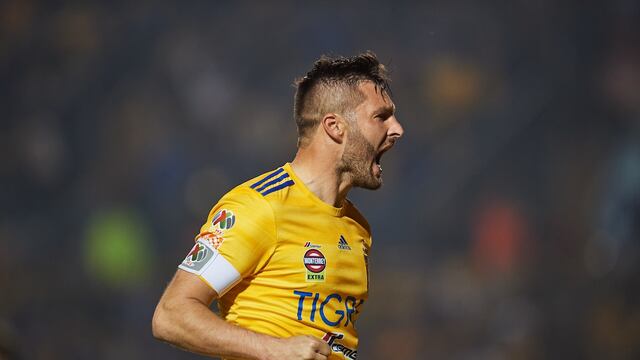 Gignac celebra su primer gol en el CL20