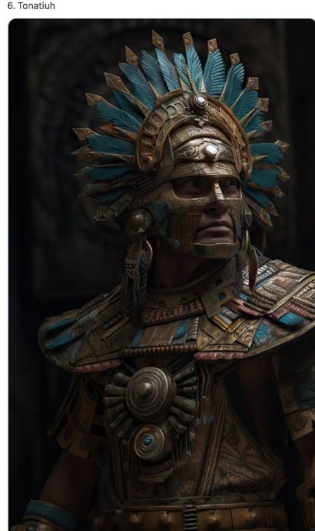 Inteligencia Artificial recrear a dioses mexicas como Caballeros del Zodiaco