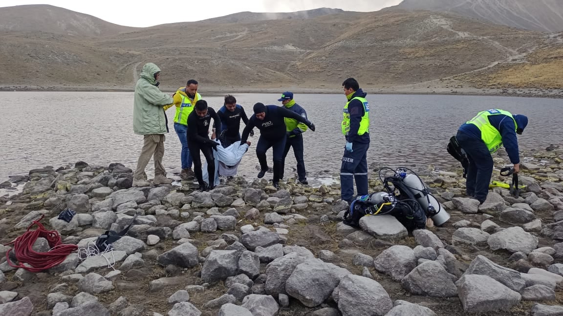 Hombre murió ahogado en el Nevado de Toluca