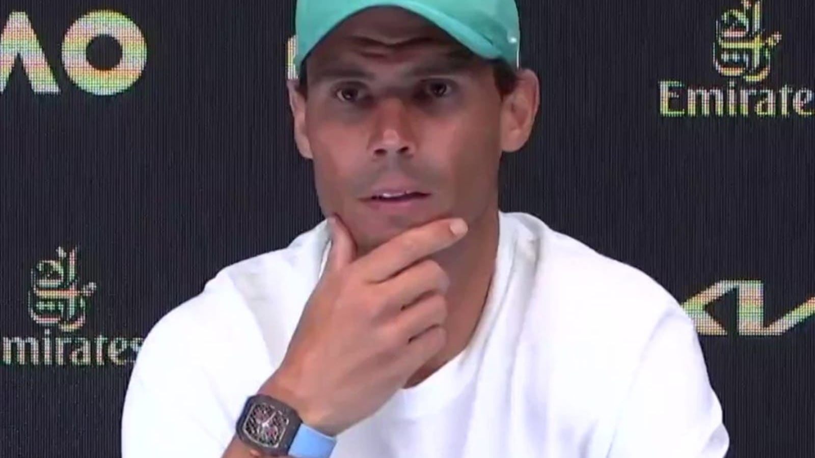 Conferencia de Rafa Nadal en el Abierto de Australia