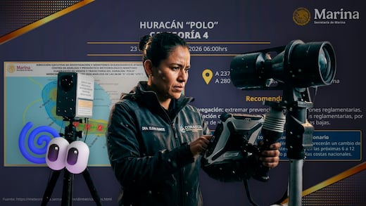 Huracán Polo baja de categoría 5 a 4 y disminuye su intensidad