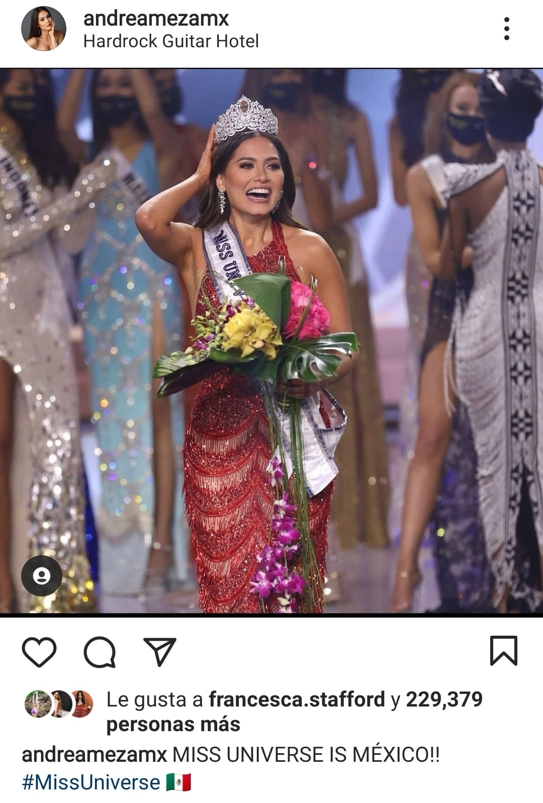 Andrea Meza Instagram