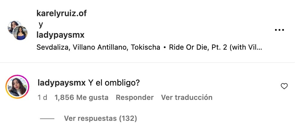 Le preguntan a Karely Ruiz por su ombligo