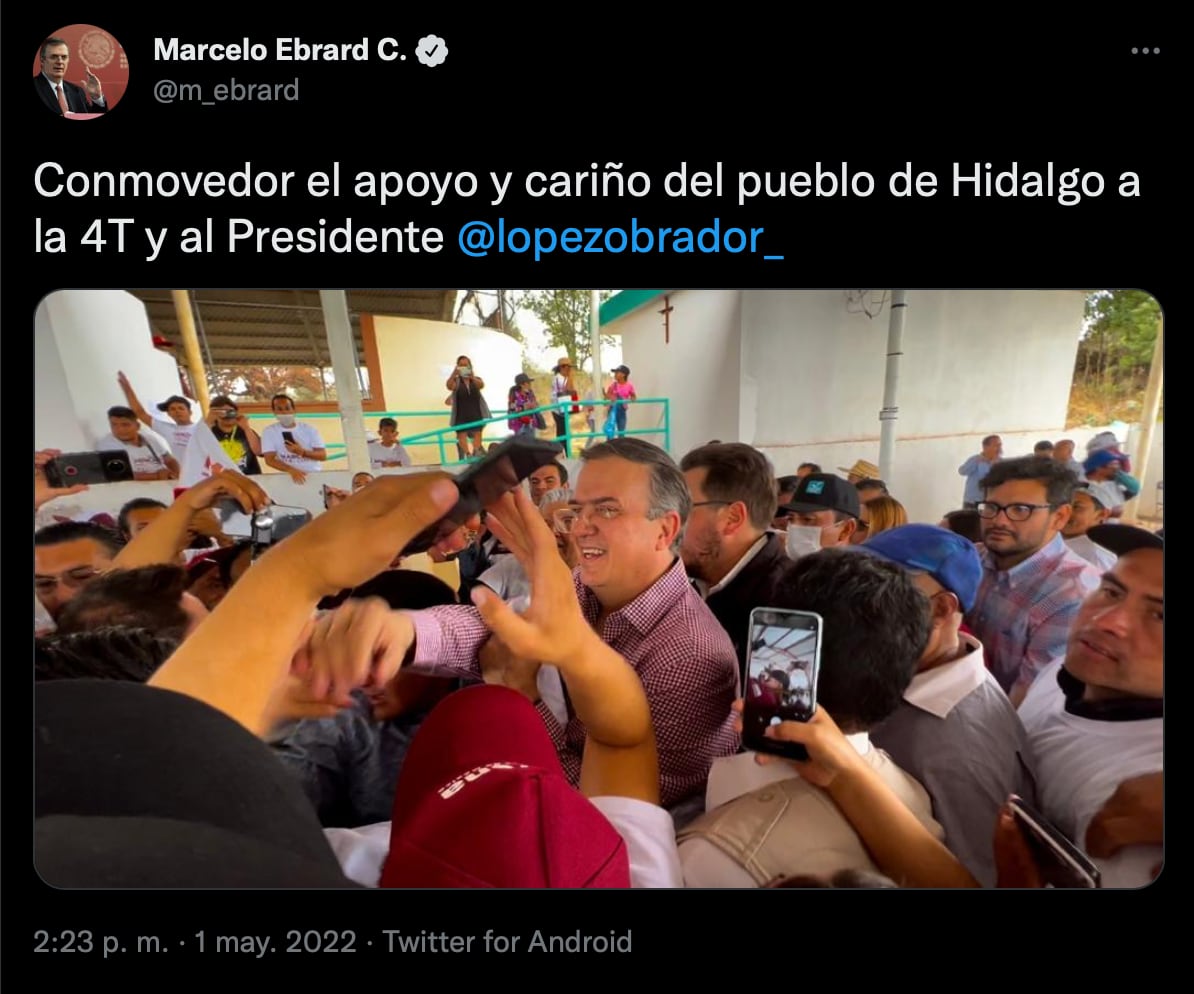 Marcelo Ebrard deberá borrar tuits donde apoya a Julio Menchaca