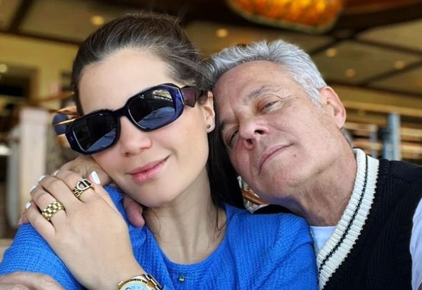 Cinthia Aparicio y Alexis Ayala