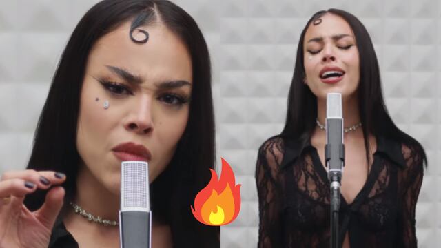 Danna Paola sorprende cantando Aún te quiero en otro formato y enamora a varios.