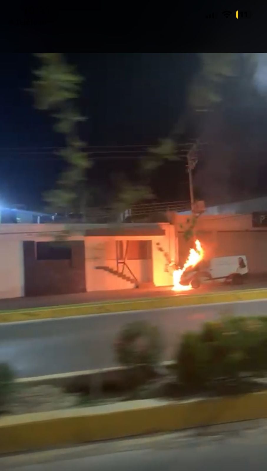 Queman camioneta en San Juan de Los Lagos, Jalisco