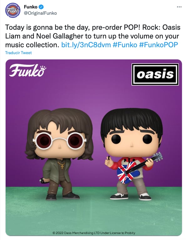 Funko Pop! de Liam y Noel Gallagher