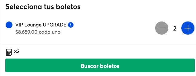 Paquete VIP para fans de RBD en su concierto del Foro Sol.