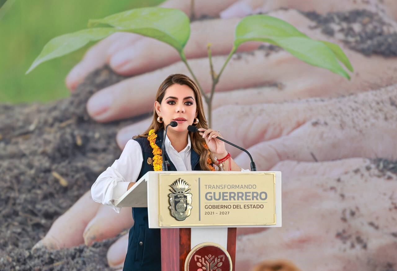 Evelyn Salgado presume acciones en Guerrero contra el cambio climático