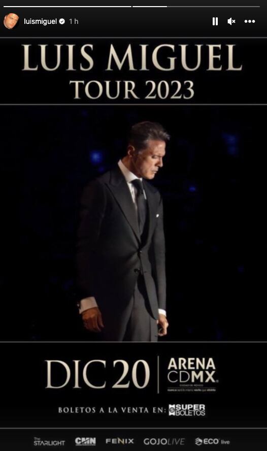 ¿Cuándo es la preventa para la nueva fecha de Luis Miguel en la Arena CDMX?