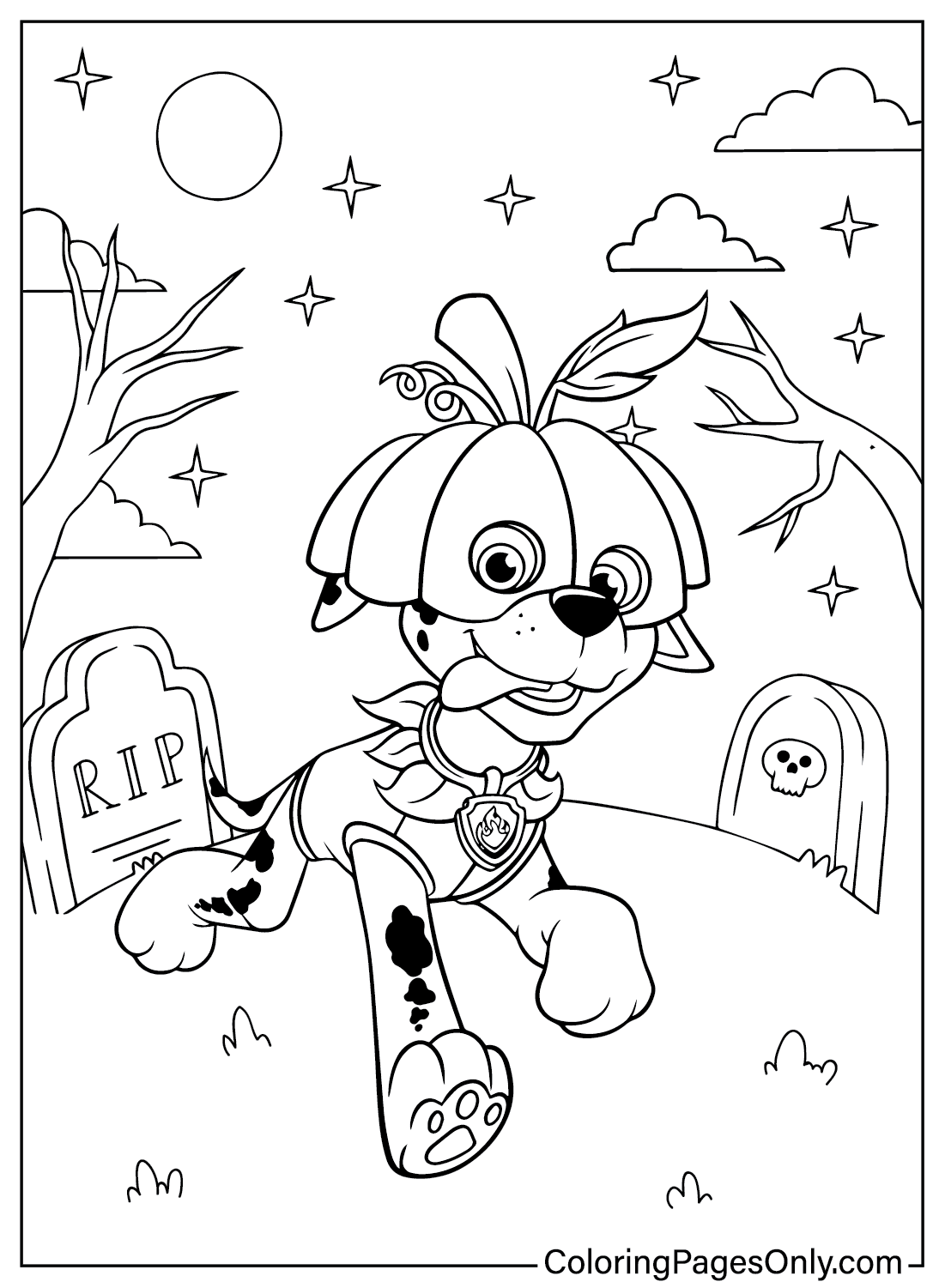 Dibujos de Paw Patrol Halloween