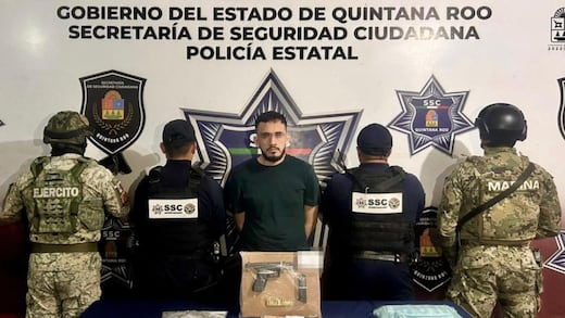 Autoridades detienen en Cancún a “El Danone”, jefe de plaza del CJNG