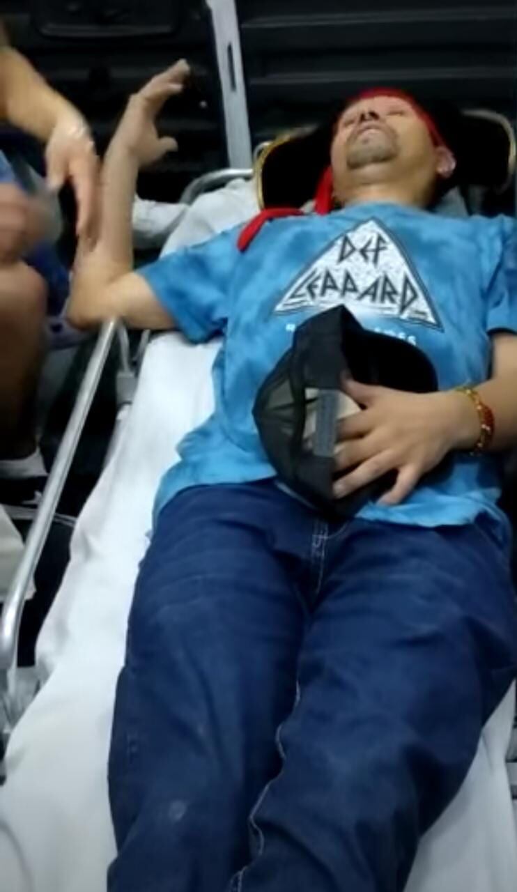 Sonido Pirata, paso del desmayado