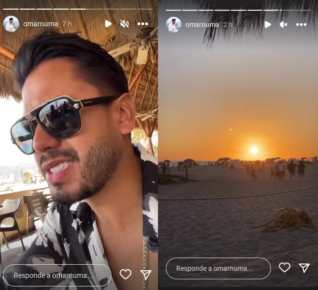 Omar Nuñez se fue a Puerto Vallarta de vacaciones