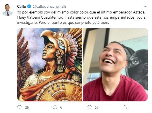 Callo de Hacha se compara con emperador