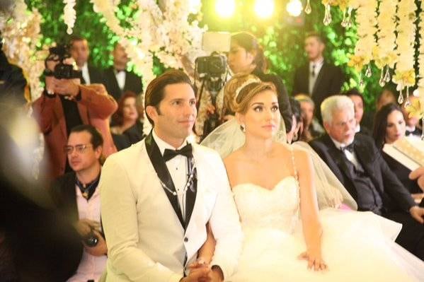 Poncho De Nigris y Marcela Mistral