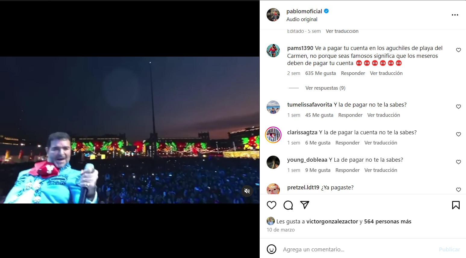 Pablo Montero: denuncias por no pagar