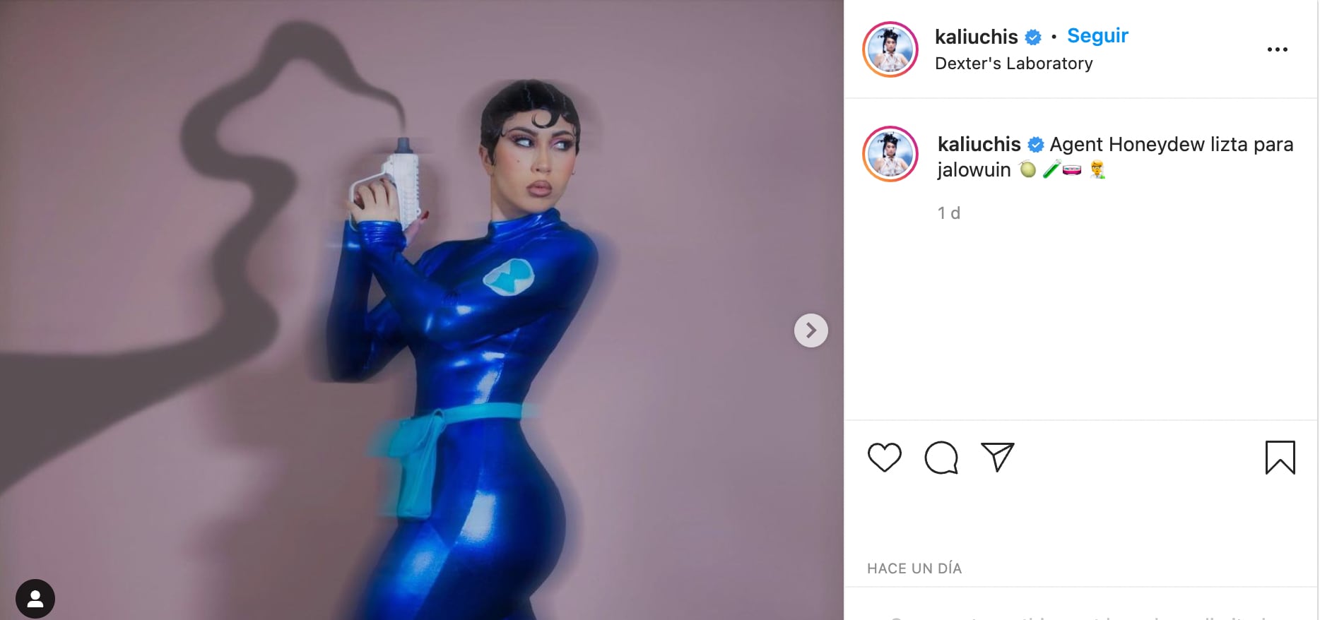 Disfraz de Halloween de Kali Uchis