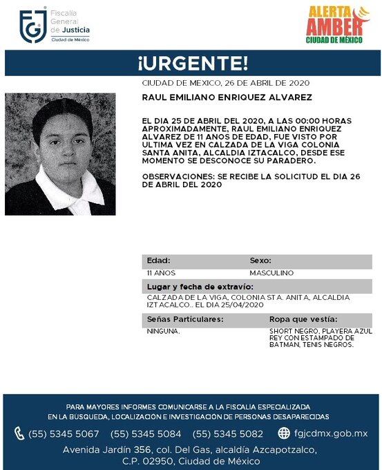 Ficha de búsqueda de Raúl.