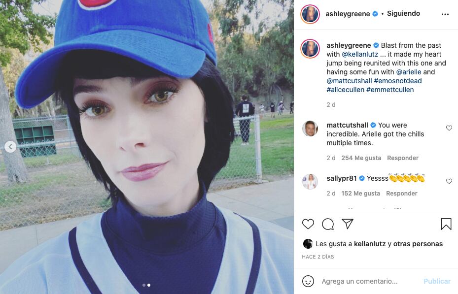 Ashley Greene y Kellan Lutz, actores de 'Crepúsculo' se reúnen 13 años después