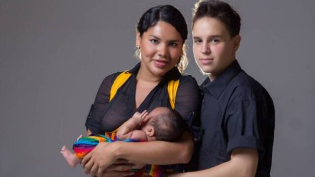 Diane y Fernando, primera pareja trans en tener un hijo.