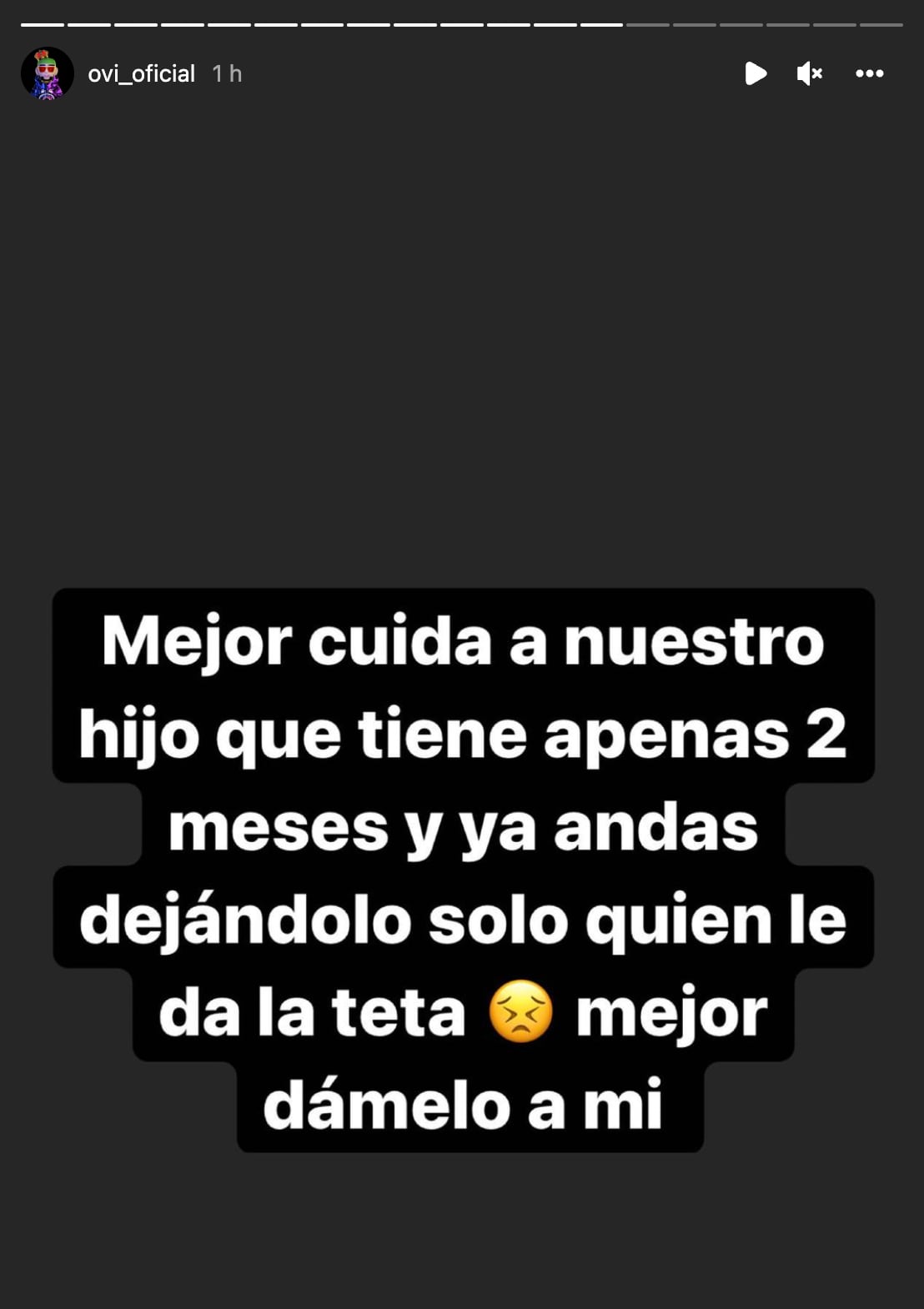 Ovi pide la custodia de su hijo