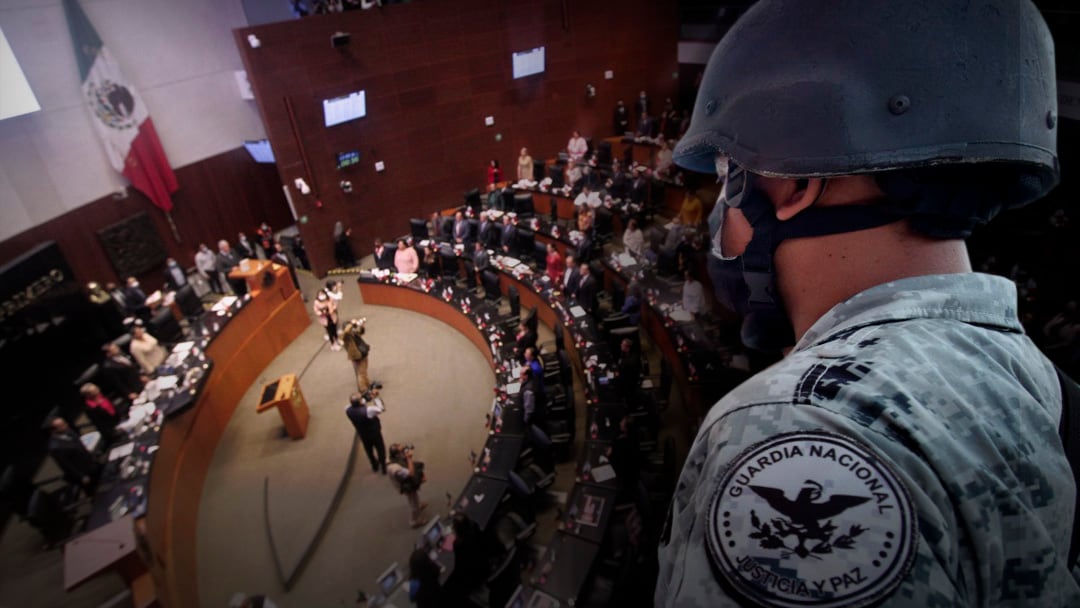 La Cámara de Senadores aprobó el cambio de mando (de civil a militar) de la Guardia Nacional
