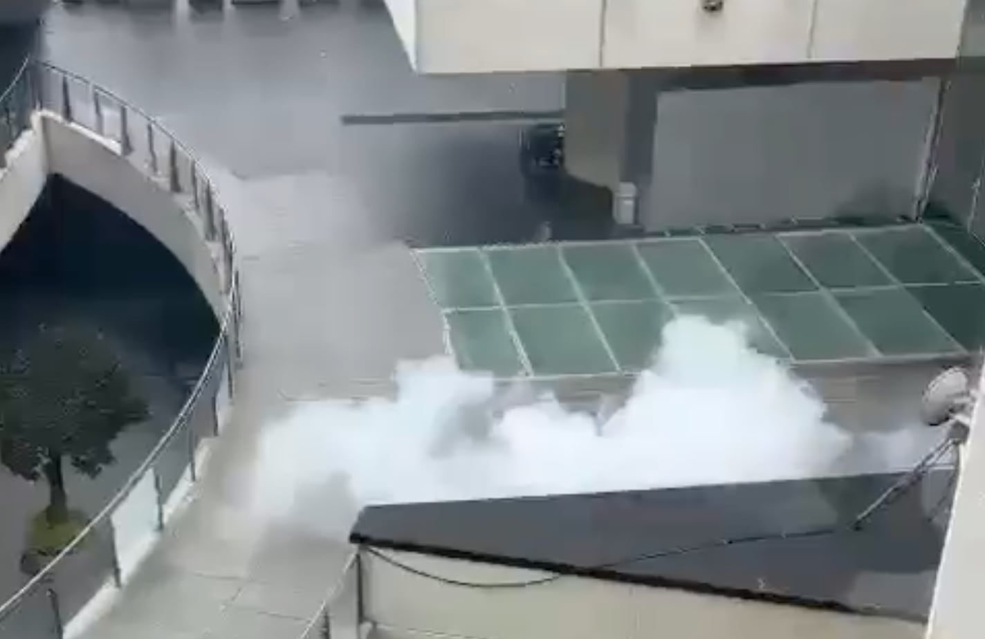 Explosión en la Cámara de Senadores