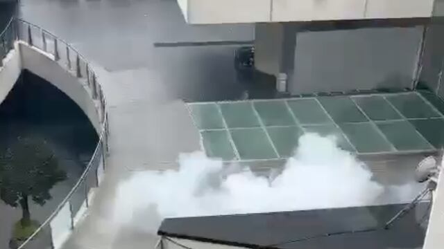 Explosión en la Cámara de Senadores