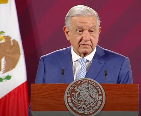 AMLO en conferencia mañanera del 18 de mayo