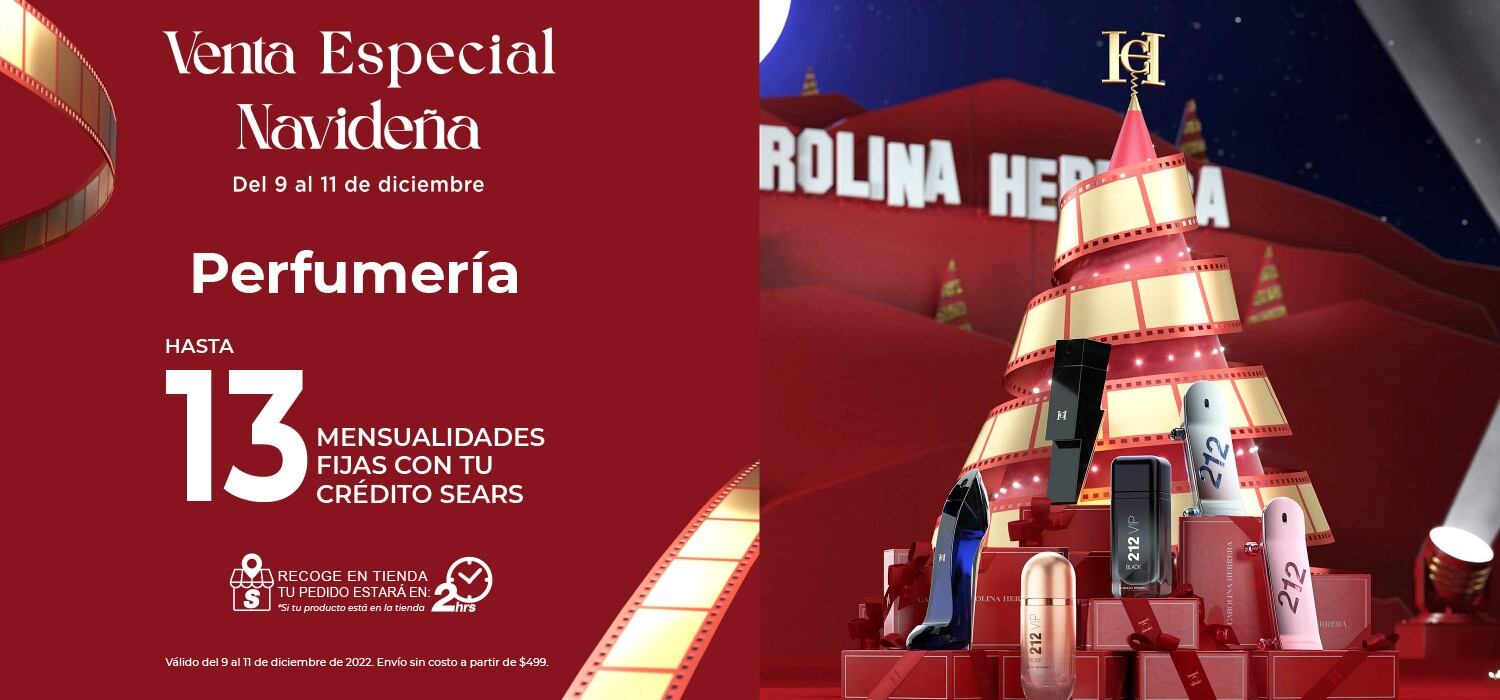 Venta navideña 2022 en Sears, 3 días de  las mejores ofertas