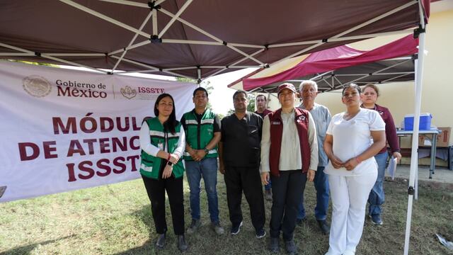 ISSSTE encabezado por Martí Batres realiza brigadas médicas en estados afectados por lluvias.