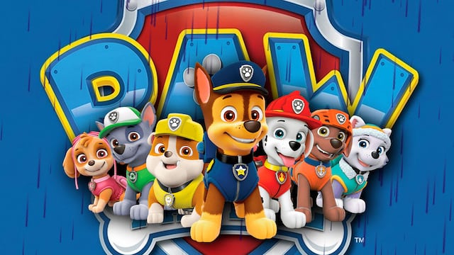 Paw Patrol en la lluvia