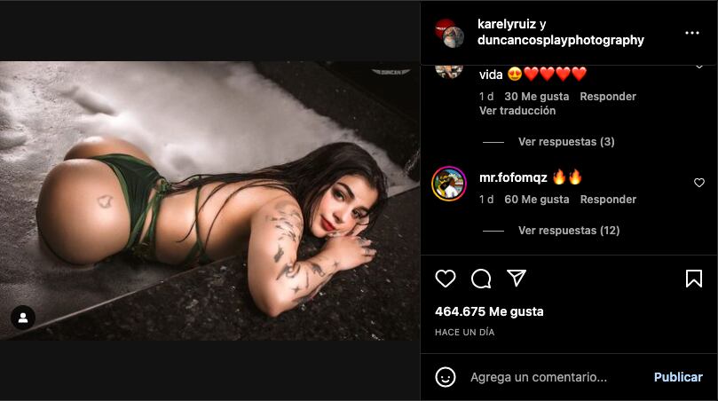 Karely Ruiz sube foto a Instagram y Fofo. Márquez va de morboso