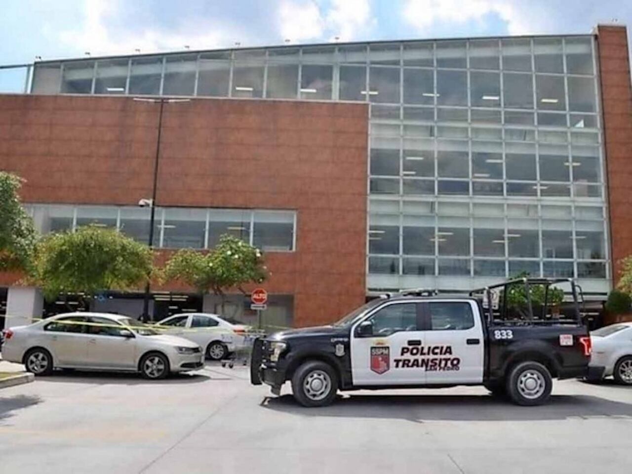 El atraco ocurrió en la zona del estacionamiento.