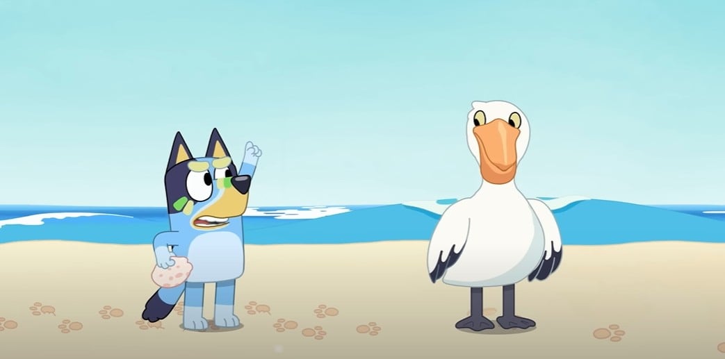 Momentos animales con Bluey