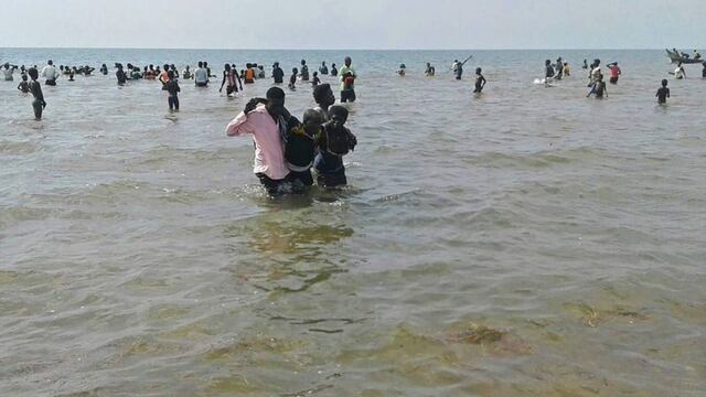 Naufragio en Uganda.