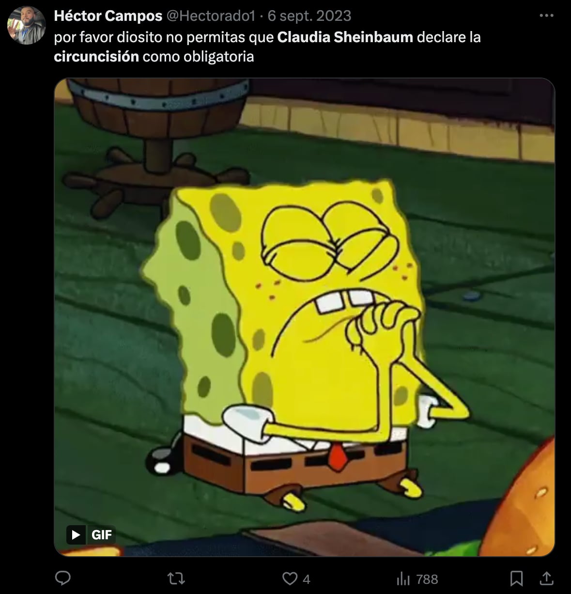Memes sobre la falsa circuncisión obligatoria de Claudia Sheinbaum