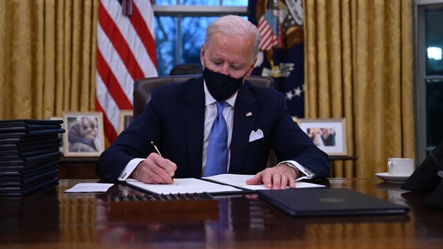 Joe Biden en la Casa Blanca