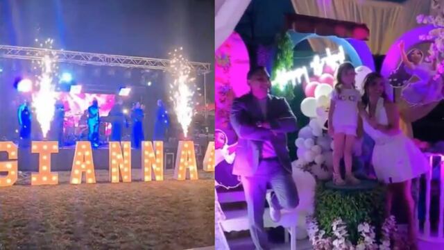Cumpleaños de la hija de Edwin Luna y Kimberly Flores