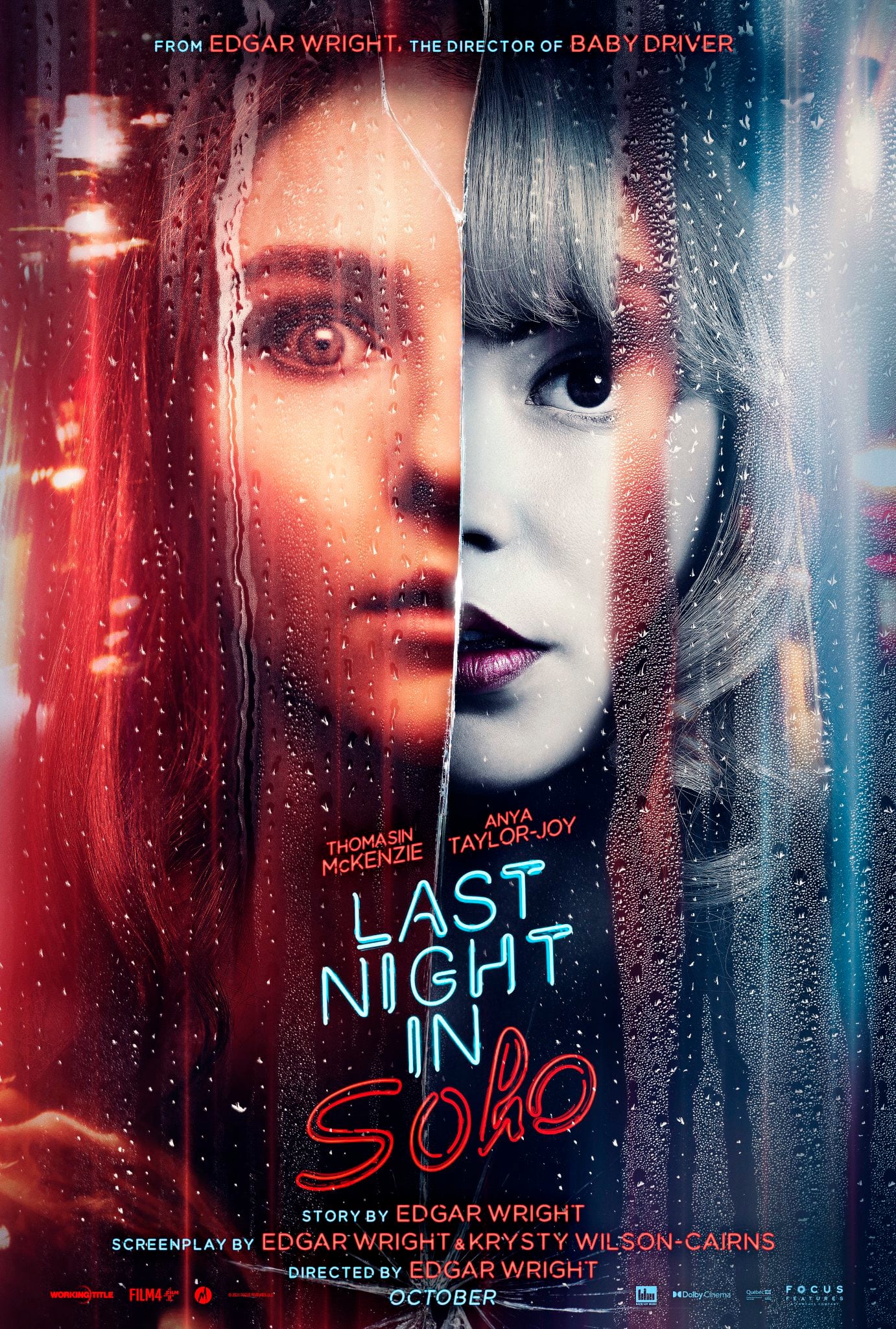 Anya Taylor- Joy en poster de ´Last Night in Soho'
