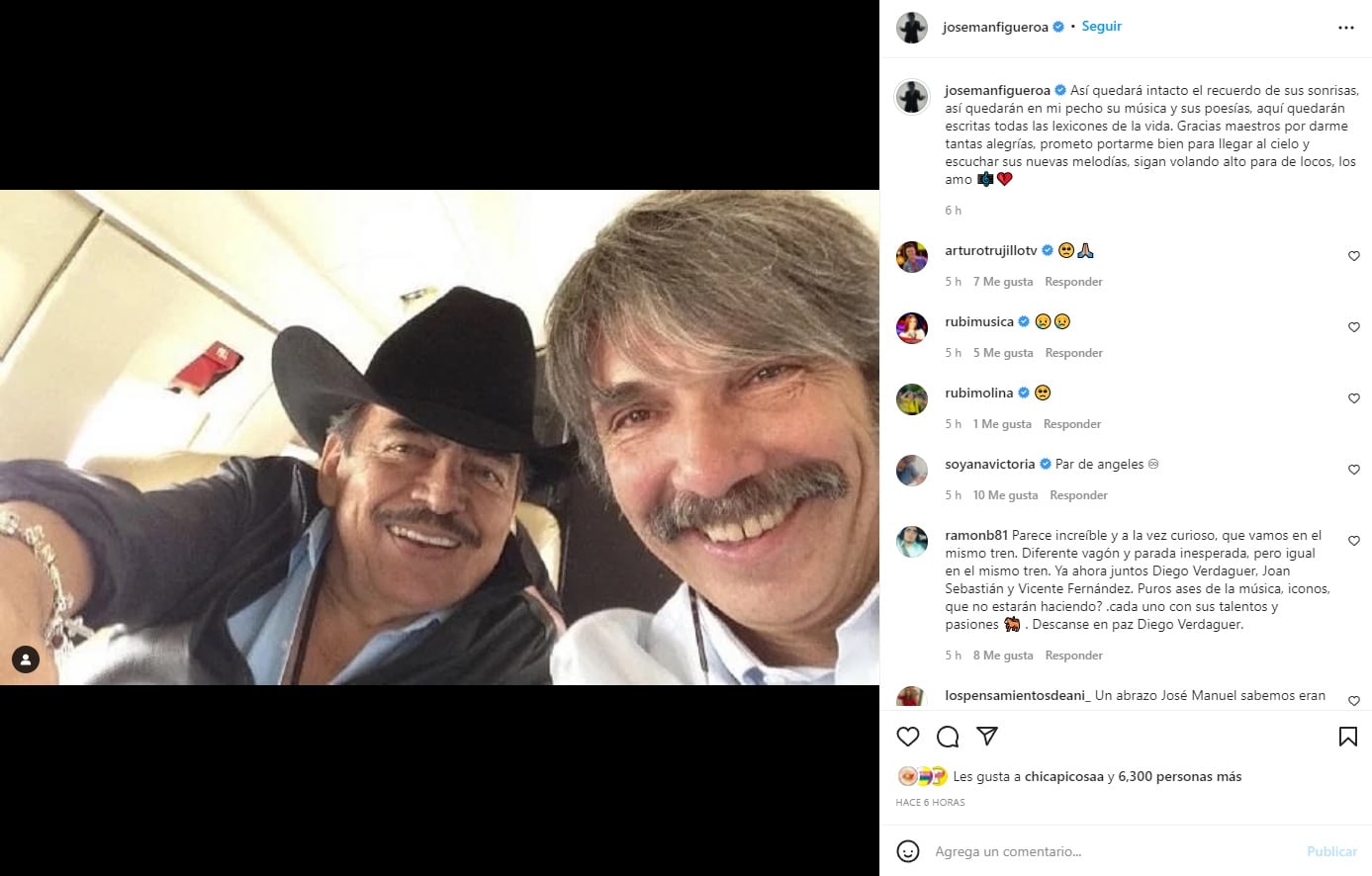 Diego Verdaguer y Joan Sebastian