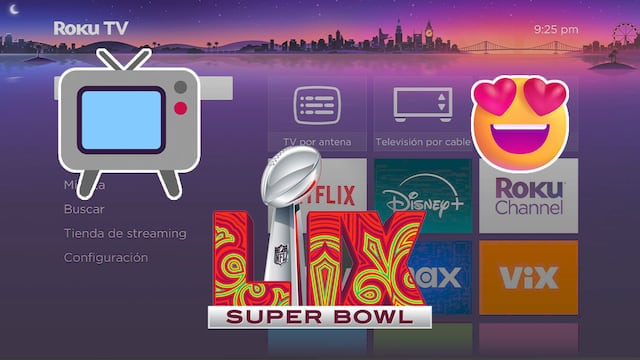 Modelos de Roku TV para ver el Super Bowl LIX