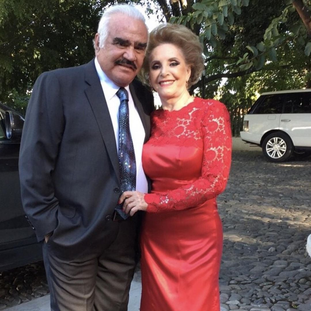 Vicente Fernández y doña Cuquita.